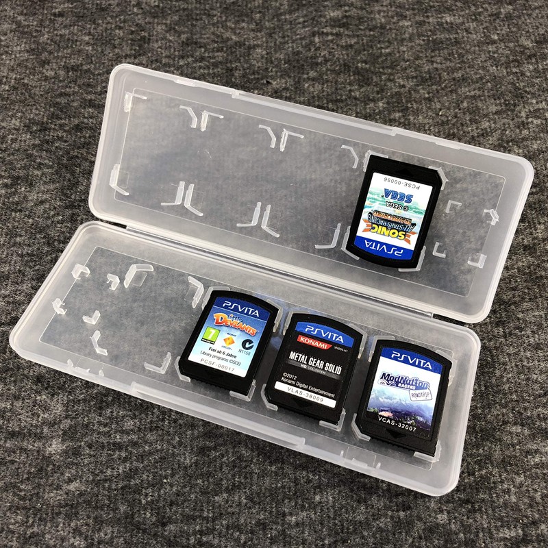 2Pcs 8 In 1 Game Memory Card Storage Case Box
