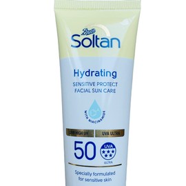 Soltan Hydrating Facial Suncream SPF 50 50ml - with Niacinamide - Sensitive