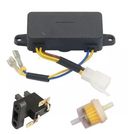 Generic BXTech Regulator AVR Carbon Brush Fuel Filter for Predator 3200W 4000W 3500W 4375 Watts Generator, TT08-3E