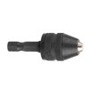 Domary Keyless Drill Bit Chuck Converter 0.3-3mm Hex Shank Adapter