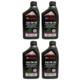 TOYOTA Genuine OEM 00279-0WQTE-01 Oil (4 QUARTS)