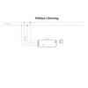 HuaTec DALI2 LED Transformer 40 W Dimmable Push Button (Pri)