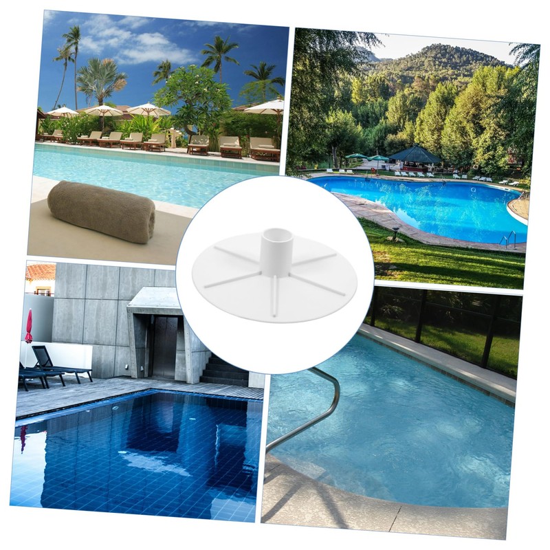 KONTONTY Pool Skimmer Cover Inground Pool Skimmer Plate Vacuum Head