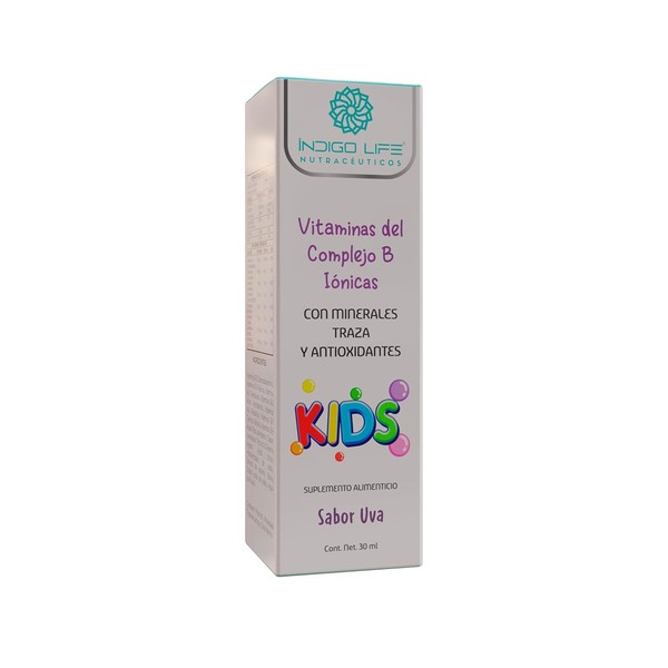 INDIGO LIFE NUTRACEUTICOS Vitaminas del Complejo B Ionizadas Infantil 30