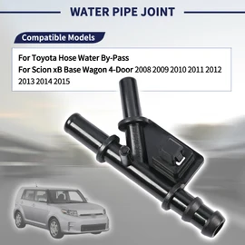 Magimaker 16264-21090 Automobile Water Pipe Joint Hose Connector Compatible with Toyota Hose Water By-Pass, for Scion xB 2008-2015 Replace 1626421090