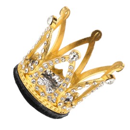 Mikinona Decorative Crown Mini Bike Accessories Motorcycle Accessories Motorcycle Helmets Mini Crown Decoration Women Ornaments Crown Decorations Plastic Golden