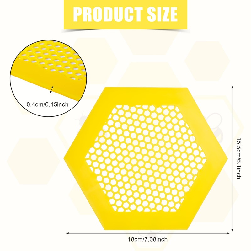 NQEUEPN Floating Bee Island, Bee Cup Honey Drinker Outdoor Stable