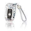 PGTOPONE Sparkly Luxury Bling Rhinestone Crystal Diamond Key Fob Cover