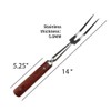 Sunrise Forged Full Tang Carving Fork with Wood Handle (14")