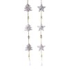 TEMPELWELT 2 x Decorative Star Tree Pendants, 77 cm Long,