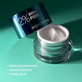 PRETTYSKIN Crema facial 2% NMN + PDRN – Hidratante facial hidratante diario – Aminoácidos para una piel suave y de aspecto flexible – Cuidado de la pi
