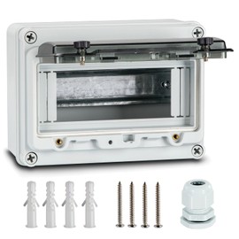 Animacyn Waterproof Electrical Box, Indoor/Outdoor Breaker Box, IP67 Rating. (8 Way)