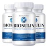 Biosulin 3 Frascos 180 Cápsulas Vitaminas Calcio Magnesio Sin Sabor