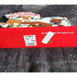 The Elf on the Shelf New Christmas Elf on the shelf pets St Bernard dog+ Reindeer home decor tabletop