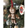 None Gingerbread Man ornament. 4” Tall