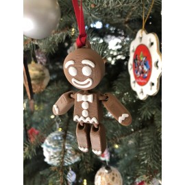 None Gingerbread Man ornament. 4” Tall