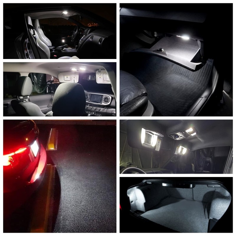 9pcs White LED Interior Lights Bulb Kit for Hyundai Tucson