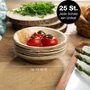 Moritz & Moritz 25-Piece Palm Leaf Crockery Bowls Diameter 13