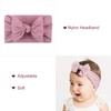 6 Pcs Baby Turban Headband Set-Bowknot Hairband Soft Cute Headwear