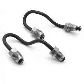 Crozgan 2Pcs Car Brake Hoses 1K0611763E 1K0611763D 100mm Rear Brake Pipes Automotive Brake Kit Replacement for VW Passat Golf MK5 MK6 AD A3 RS3 TT Skoda Superb Octavia Seat Altea Toledo