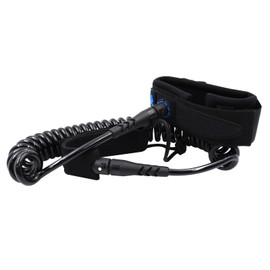 POFET Surfboard Leash 7mm 10 Feet TPU Paddle Leash with Foot Strap Secure Stand Paddle Board Leash for Surfboards and SUPs