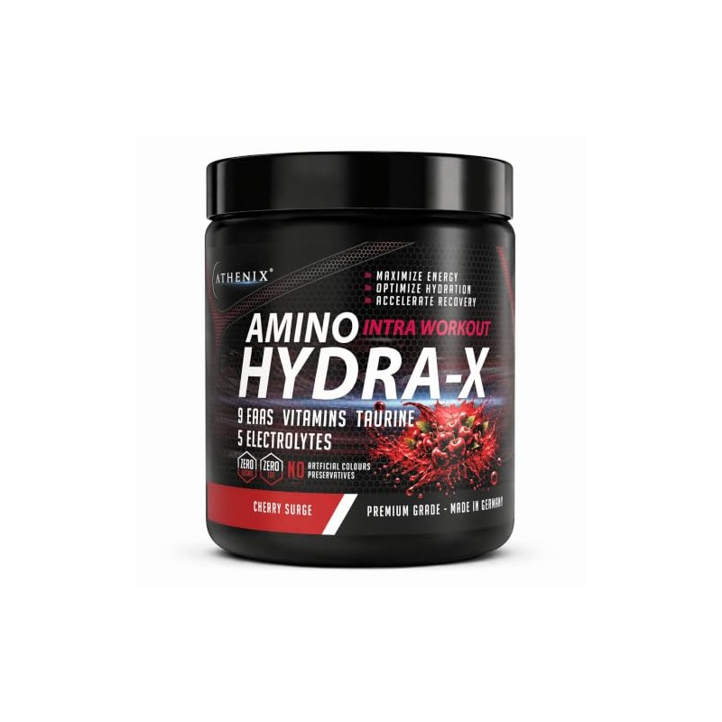 Athenix® Amino Hydra-X Intra-Workout | 9 EAAs + 5 Electrolytes
