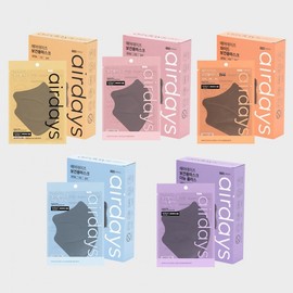 Air Days Health Mask KF94 Black 10 Count Small