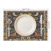 William Morris Bird Placemats Retro Bird Elegant Animal Pattern Linen
