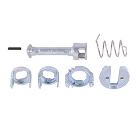 Jadeshay Car Door Lock Repair Kit, Car Front Left and Right Door Lock Lock Cylinder Repair Kit for E46 3 Series 1998-2005