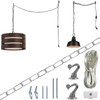 ECUDIS Swag Light Kit, Lamp Parts Chandelier Light Fixture Chain