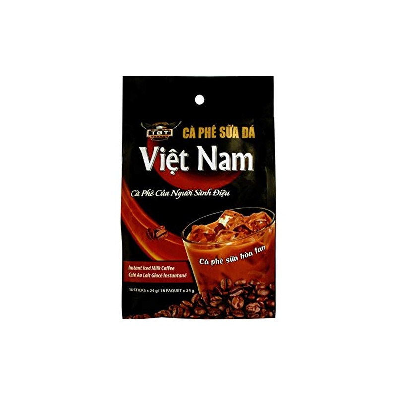 TGT Instant Iced Milk Coffee, The Original Vietnamese Instant Coffee