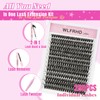 Lash Extension Kit 280 Pcs DIY Individual Cluster Lashes D