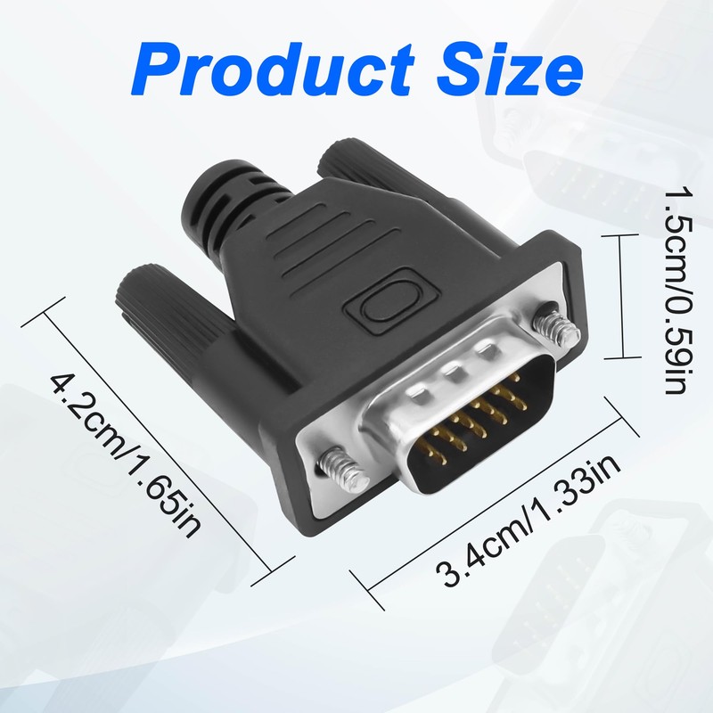 MEIRIYFA VGA Dummy Plug Headless Ghost Display Emulator, VGA Virtual