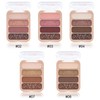 Erinde Eyeshadow Palette with 4 Colours, Matte and Shimmering Eyeshadow