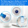 OKLGO 5 Gallon Water Jug Cap Reusable - Non-Spill 55mm