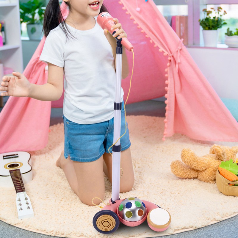 Toy Microphone Cute Exquisite Beautiful Small Light Baby Karaoke Mic