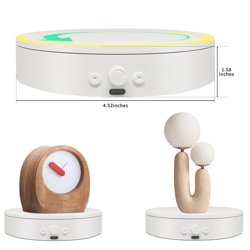 ComXim Rotating Display Stand Easy to Switch Direction, Adjustable Speed,