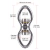 Dolibest Swing Swivel with 2 Bearing,Safest Rotational Device Hanging Accessory
