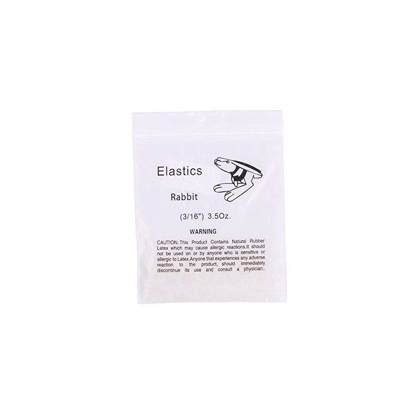 2 Packs of Dental Elastic Bands 3/16" - 3.5 oz