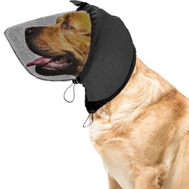 Máscara de cola de zorro para perros al aire libre, senderismo, camping, para perros (mediana)