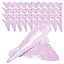 OFFCUP Female Urinal, 40Pcs Disposable Urinal for Women, Portable Urinal Standing up, Waterproof Paper Standing Pee Funnel for Pregnant Wounded Travel Camping Outdoor Activitie