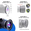 49mm to 72mm Rings Filter Adapter Compatible with All 49mm