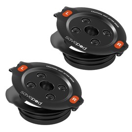 SavePod Cafetera con cápsulas de café reutilizables, compatible con máquinas de café Keurig y K-Cup, inteligente, fácil de usar y conveniente (anillo negro)
