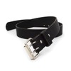 Double Down Leather Belt | Made in USA | Black