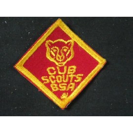 Bear Cub Scout Rank Patch, 1960's Twill