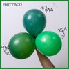 PartyWoo Hunter Green Balloons, 120 pcs Dark Green Balloons Different