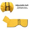 Dog Raincoat with Reflective Bar, Rain/Water Resistant, Adjustable Vest -