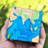 3x3x3 World Map Design Speed Cube Geography Puzzle,Educational Brain Teaser