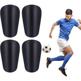 SZHENGSHAN Mini Football Shin Guard, 4Pcs, Small, Black, Multi-sport, Shin Guard