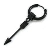1Pcs Single Dangle Arrow Charm Hoop Huggie Earring for Unisex/Men/Women